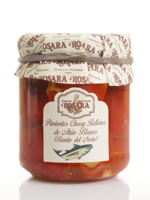 Pimiento Cherry relleno de bonito tarro. La Rosara