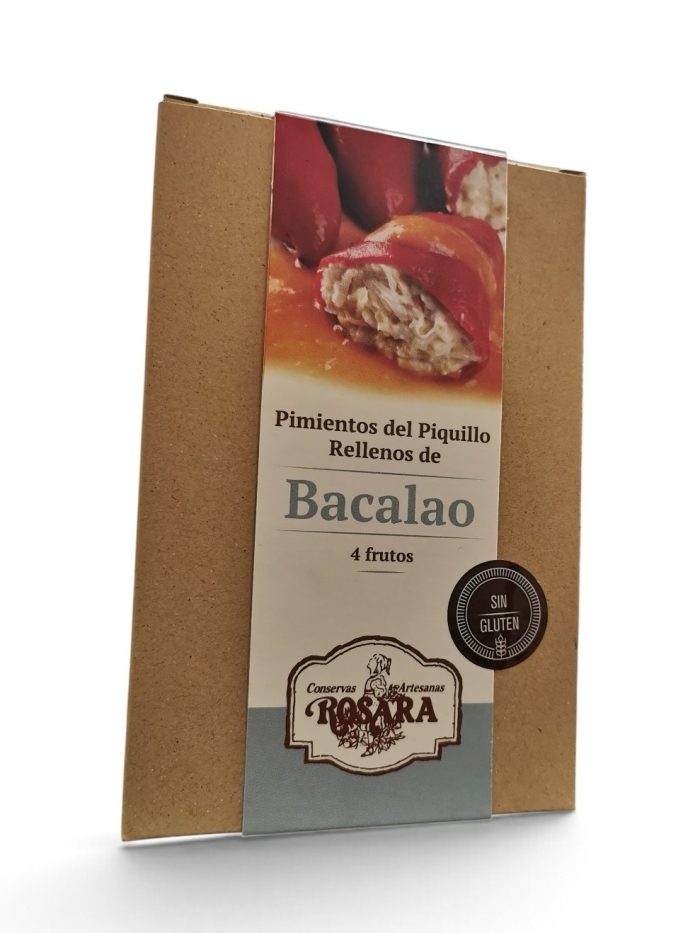 Pimientos del Piquillo Rellenos de Bacalao. La Rosara