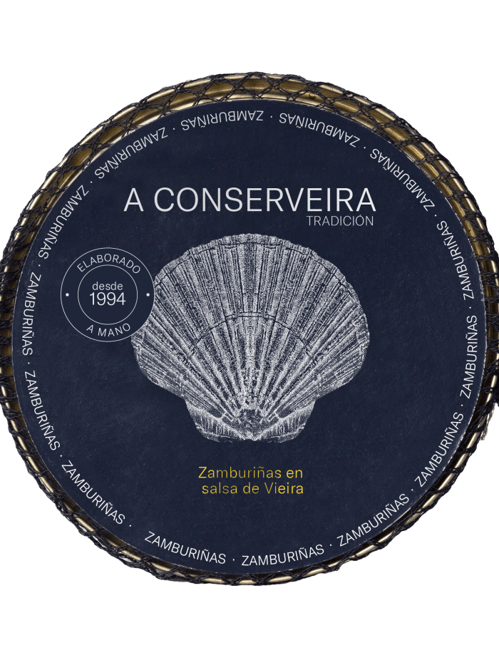 Zamburiñas en salsa de vieira, A conserveira.