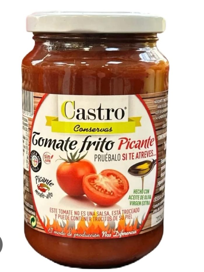 Tomate frito picante, Castro